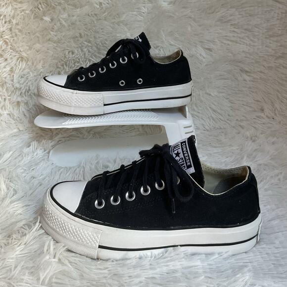 Converse Shoes - Converse Chuck Taylor All-Star Oxford Lift Platform Sneaker Canvas Black Women 6